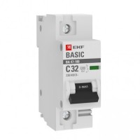EKF Basic ВА 47-100 Автоматический выключатель  (С) 1P  32А 10kA mcb47100-1-32C-bas фото