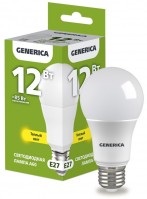 IEK Лампа LED A60 груша 12Вт 230В 3000К E27 LL-A60-12-230-30-E27-G фото