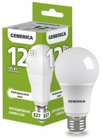 IEK Лампа LED A60 груша 12Вт 230В 4000К E27 LL-A60-12-230-40-E27-G фото