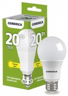 IEK GENERICA Лампа LED A60 груша 20Вт 230В 3000К E27 LL-A60-20-230-30-E27-G фото
