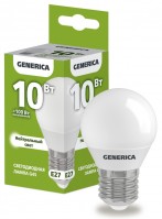 IEK GENERICA Лампа LED G45 шар 10Вт 230В 4000К E27 LL-G45-10-230-40-E27-G фото