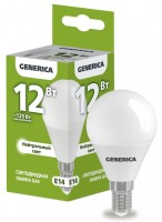 IEK Лампа LED G45 шар 12Вт 230В 4000К E14 LL-G45-12-230-40-E14-G фото
