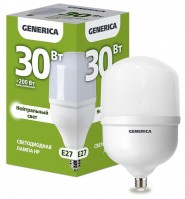 IEK GENERICA Лампа LED HP 30Вт 230В 4000К E27 LL-HP-30-230-40-E27-G фото