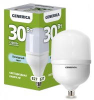 IEK GENERICA Лампа LED HP 30Вт 230В 6500К E27 LL-HP-30-230-65-E27-G фото