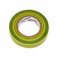 Kranz Изолента ПВХ 0.13х19 мм, 25 м, желто-зеленая (5 шт./уп.) KR-09-2207 фото