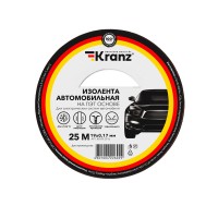 Kranz Изолента автомобильная полиэстер, 0.17х19 мм, 25 м KR-09-2916 фото