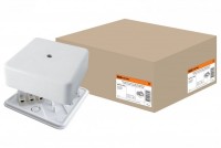 TDM Коробка распаячная КР 50х50х20 ОП с клем. колодкой белая IP40 SQ1401-0202 фото