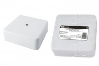 TDM Коробка распаячная КР 50х50х20 ОП белая, IP40, инд. штрихкод SQ1401-0901 фото