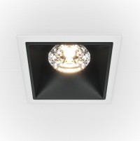 Maytoni Встраиваемый светильник Бело-черный Alfa LED DL043-01-15W4K-SQ-WB DL043-01-15W4K-SQ-WB фото