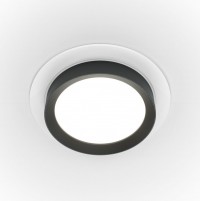 Maytoni Встраиваемый светильник Бело-черный Hoop DL086-GX53-RD-WB DL086-GX53-RD-WB фото