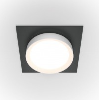 Maytoni Встраиваемый светильник Черно-белый Hoop DL086-GX53-SQ-BW DL086-GX53-SQ-BW фото