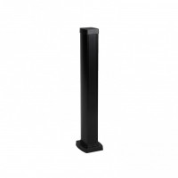 Legrand Snap-On мини-колонна алюминиевая с крышкой из пластика 1 секция, высота 0,68 метра, цвет черный 653005 фото