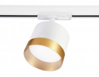 Ambrella Трековый однофазный светильник со сменной лампой GL5361 WH/GD белый/золото GX53 max 12W GL5361 фото