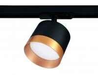 Ambrella Трековый однофазный светильник со сменной лампой GL5365 BK/GD черный/золото GX53 max 12W GL5365 фото