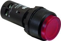 ABB CP Кнопка с подсветкой CP4-11R-10 красная 24В AC/DC с выступающей клавишей с фиксацией 1НО 1SFA619103R1111 фото