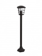 Eglo  Уличный светильник напольный ALORIA, 1х60W (E27), H940, алюминий, черный/пластик прозрачный 93408 фото