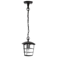 Eglo  Уличный светильник подвесной ALORIA, 1х60W (E27), H685, алюминий, черный/пластик прозрачный 93406 фото