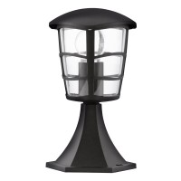 Eglo  Уличный светильник напольный ALORIA, 1х60W (E27), H300, алюминий, черный/пластик прозрачный 93099 фото