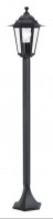 Eglo  Уличный светильник напольный LATERNA 4, 1х60W (E27), H1000, алюминий, черный/стекло 22144 фото