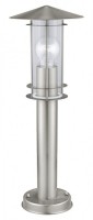Eglo  Уличный светильник напольный LISIO, 1х60W (E27), H500, нерж. сталь/стекло 30187 фото