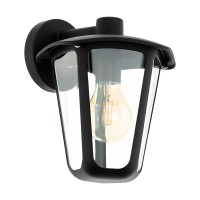 Eglo 98121 Уличный светильник настенный MONREALE, 1х60W(E27), L230, H275, А255, лит. алюминий, черный 98121 фото