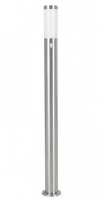 Eglo  Уличный светильник напольный HELSINKI с датч. движения, 1х15W (E27), H1100, нерж. сталь 83281 фото