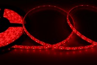 REXANT LED лента силикон, 8 мм, IP65, SMD 2835, 60 LED/m, 12 V, цвет свечения красный 141-351 фото