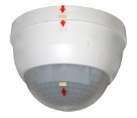 BEG Белый Датчик присутствия коридорный 360°, с доп. каналом (HVAC), диаметр действия 40х20м IP54 92440 фото