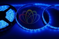 REXANT LED лента силикон, 8мм, IP65, SMD 2835, 60 LED/m, 12V, синяя 141-353 фото