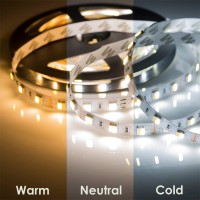 REXANT LED лента White Mix, 12 В, 12 мм, IP65, SMD 5050, 60 LED/m, Белый (6000К) +Теплый Белый (3000К) 141-244 фото