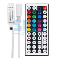 LAMPER LED мини контроллер ИК(IR) 72 W/144 W, 44 кнопки, 12 V/24 V 143-106-5 фото