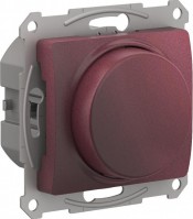 Glossa баклажановый светорегулятор (диммер) поворотно-нажимной, 315Вт, механизм GSL001130 фото