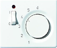 Jung SL 500 Белый Накладка регулятора теплого пола(мех.FTR231U) SLFTR231PLWW фото