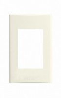 Anam Legrand Zunis рамка для выключателя (для 1-кл., 2-кл., 3-кл. механизмов), цвет белый 7101 50 фото