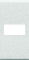 BTicino Living Light Белый Клавиша Axial с 1 отверстием для вставки символа, 1 мод N4916T фото