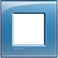 BTicino Livinglight Голубой рамка прямоугольная, 2 мод LNA4802AD фото