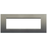 BTicino Living Light Серый шелк Рамка прямоугольная, 7 мод. LNA4807AE фото
