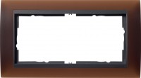 Gira EV Матово-коричневый/антрацит Рамка 2-ая без перегородки 100213 фото