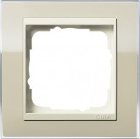 Gira EV CL Песочный/Крем глянц Рамка 1-ая 0211771 фото