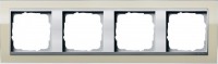 Gira EV CL Песочный/Алюминий Рамка 4-ая 0214776 фото