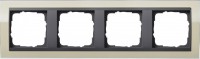 Gira EV CL Песочный/антрацит Рамка 4-ая 0214778 фото