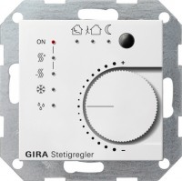 Gira KNX S-55 Бел глянц Многофункциональный термостат с коплером 210003 фото