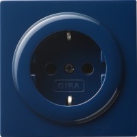 Gira S-Color Синий Розетка 1-ая с/з 018846 фото