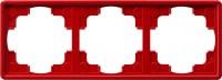 Gira S-Color Красный Рамка 3-ая 021343 фото