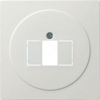 Gira S-Color Белый Накладка для телефонных TAE - и аудиорозеток 027640 фото