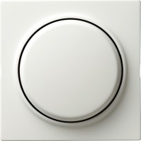 Gira S-Color Белый Накладка для светорегулятора с кнопкой 065040 фото