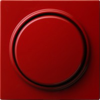 Gira S-Color Красный Накладка для светорегулятора с кнопкой 065043 фото