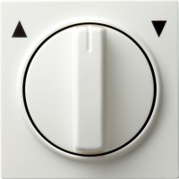 Gira S-Color Белый Накладка поворотной ручкой для выключателей системы управления жалюзи 066640 фото