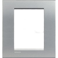 BTicino Living Light Алюминий Рамка прямоугольная, 3+3 модуля LNA4826TE фото