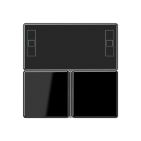 JUNG KNX Черный Набор накладок для комнатного регулятора A4093TSASW фото